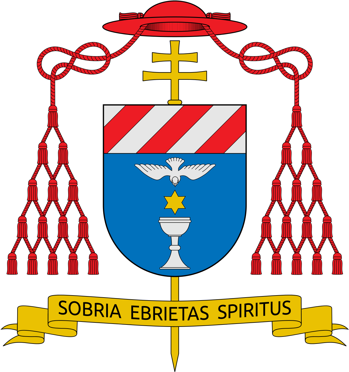 Png Freeuse Cardinal Svg Louisiana - Quis Nos Separabit A Caritate Christi (1200x1279), Png Download
