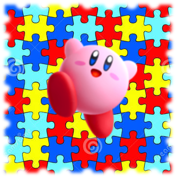 Autism Kirby (365x369), Png Download