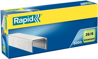 Rapid Standard Staples 26/6 - Rapid 11910711 140/10 10mm Galvanised Staples Box 5000 (440x274), Png Download