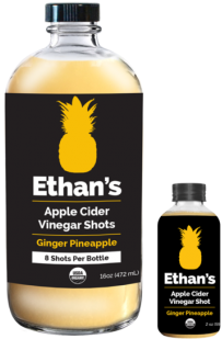Ethan's Apple Cider Vinegar Shots Arrive In Whole Foods - Apple Cider Vinegar Shots (426x320), Png Download