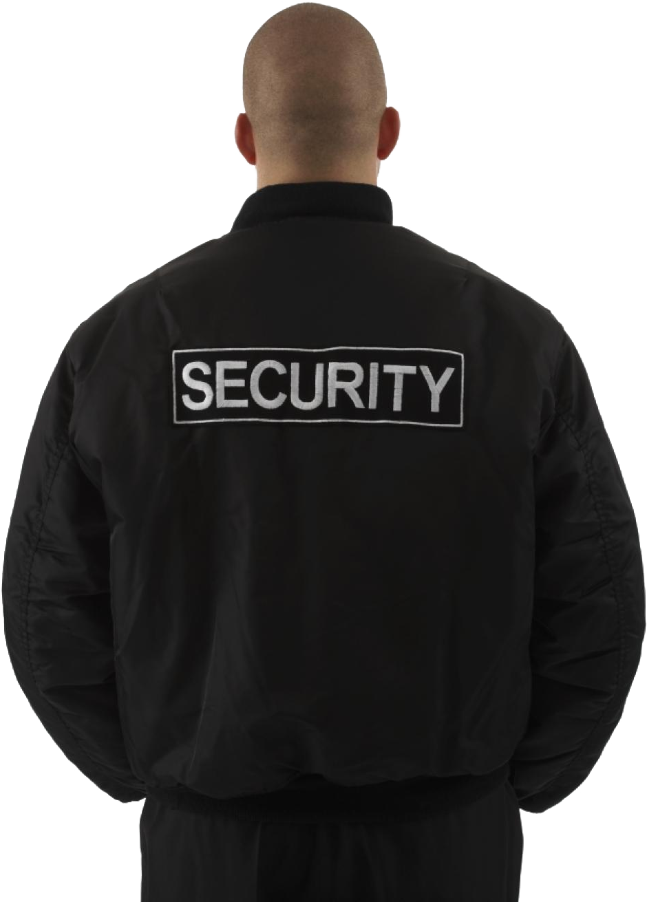 Iacs Indirect Air Carrier Security - Black Security Guard (970x1311), Png Download