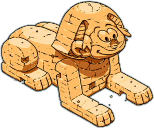 The Sphinx - Smurfs: The Lost Village (650x650), Png Download