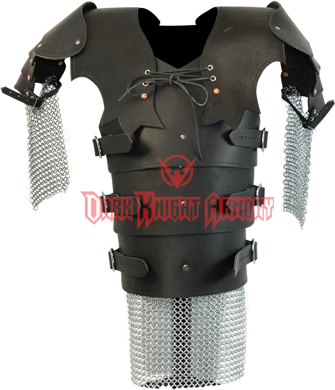 Elven Warrior Leather Armour With Chainmail - Rfb Fighter Leather Armor (850x850), Png Download
