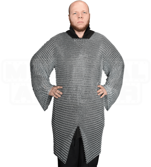 Butted Chainmail Hauberk - Mail (550x550), Png Download