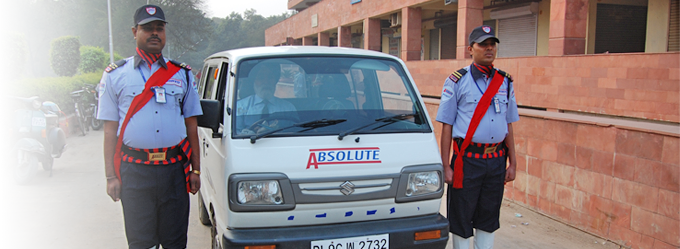 Security Service Delhi Ncr - Absolute Security And Facility Management Pvt. Ltd. (680x249), Png Download