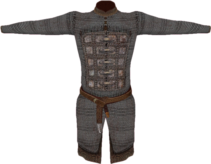 Male - Chainmail Cuirass (744x582), Png Download