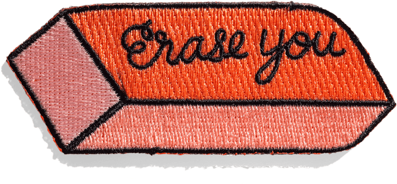 Erase You Patch - Tuesday Bassen Erase You (1024x1024), Png Download
