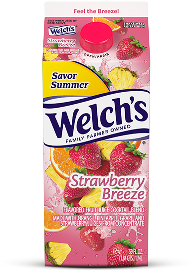 Thumbnail - Welch's Strawberry Peach Juice (600x600), Png Download