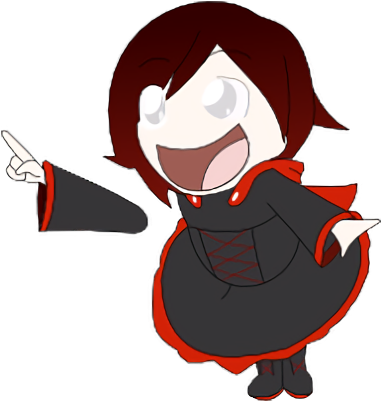 Befqumc - " - Ruby Rose Chibi Gif (400x400), Png Download