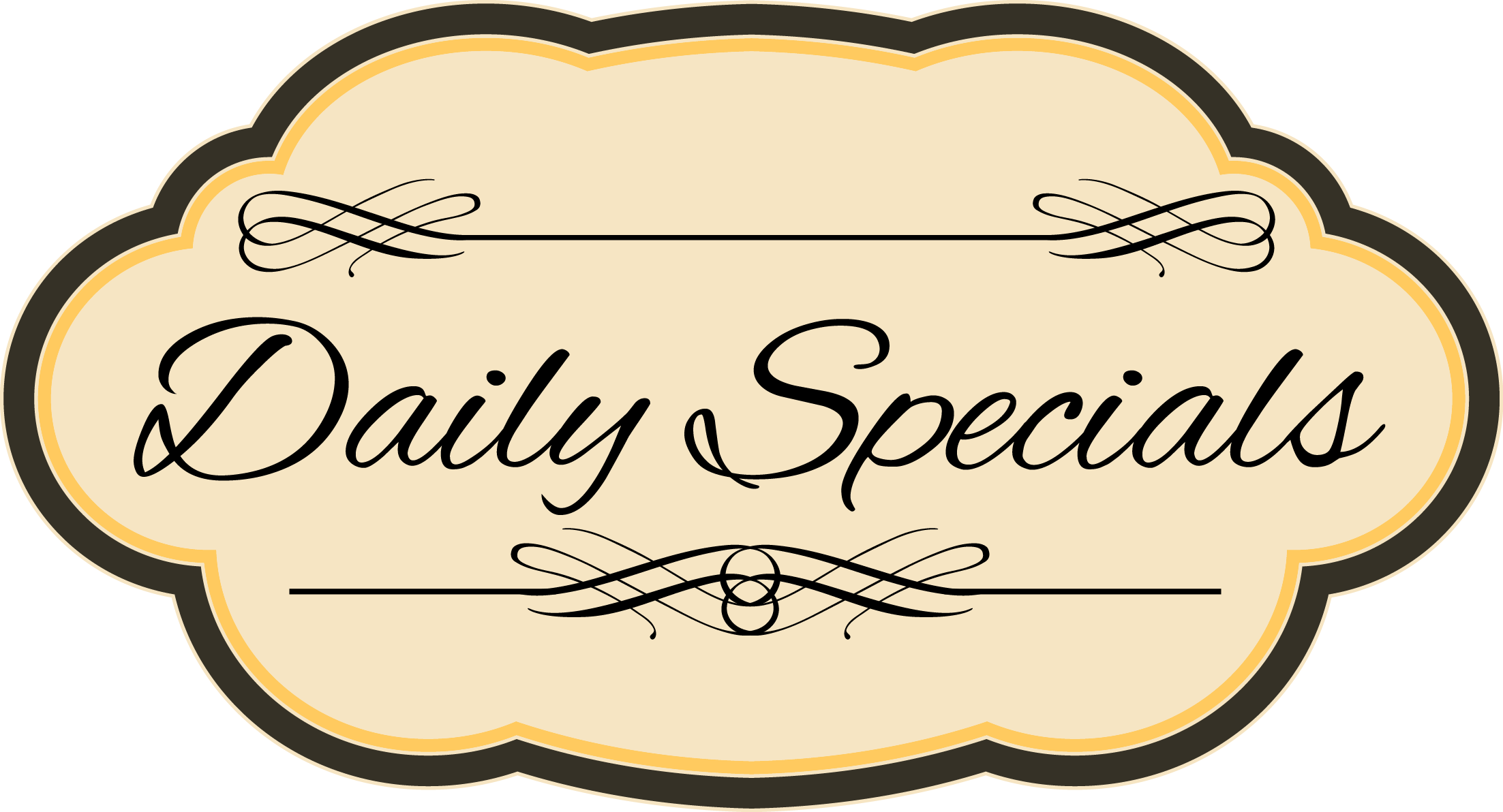 Check Out Our Daily Specials Our Days Are Busy, Who - Beautiful Dream Events (2205x1192), Png Download