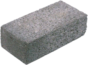 Concrete Brick - Block Usa 2 In. X 3 In. X 7 In. Concrete Brick (531x327), Png Download