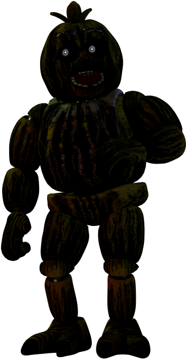 Extra Chica - Fnaf Phantom Chica (768x768), Png Download
