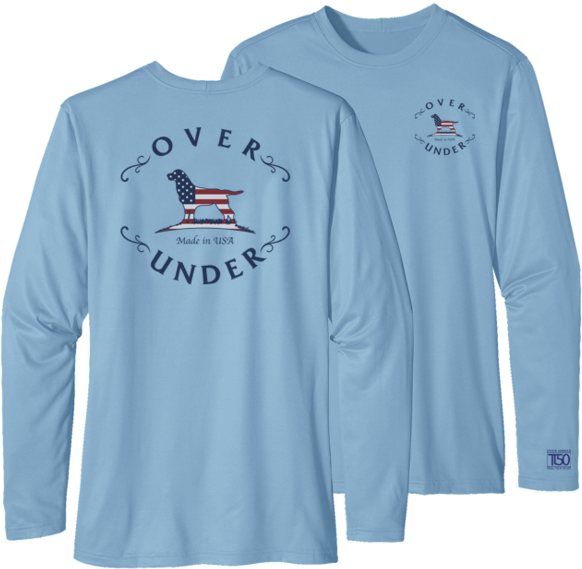 Over Under Original Logo Stickers-white (600x600), Png Download