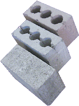 Maxi Brick - Concrete Bricks (350x380), Png Download