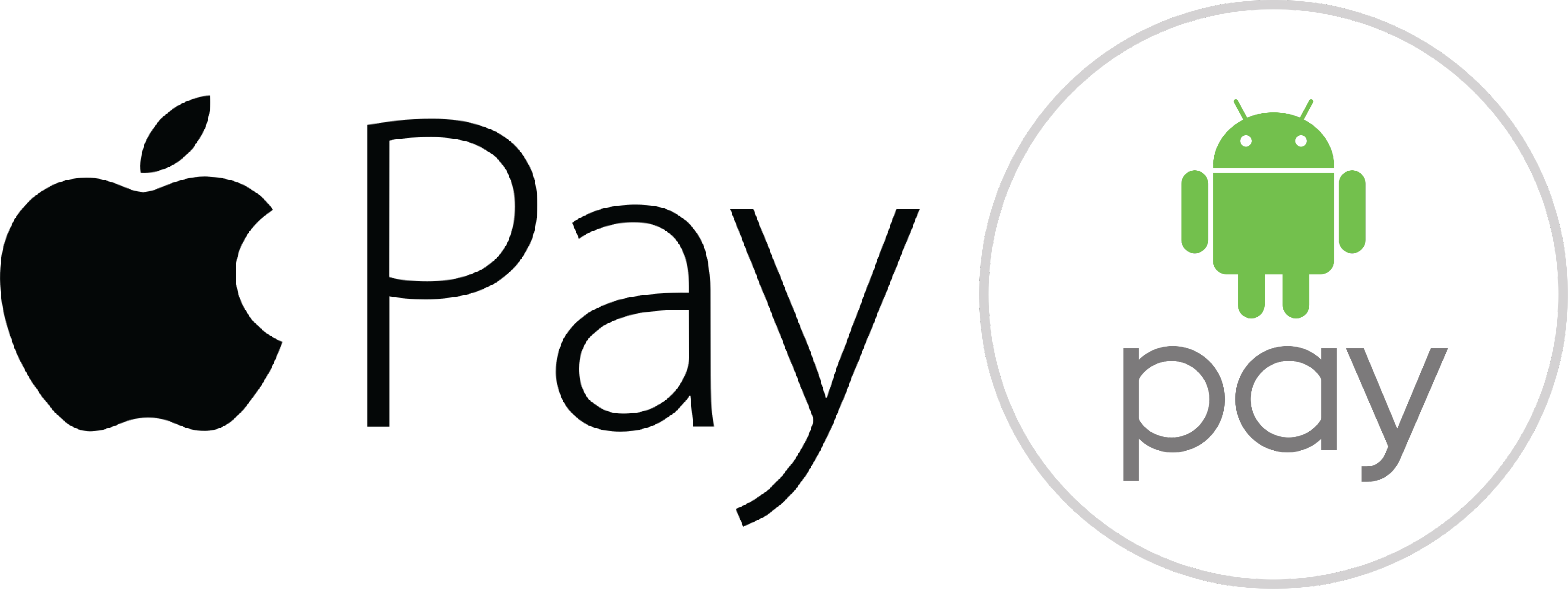 Apple Pay Png Clip Art Black And White - Apple Pay Svg (3630x1363), Png Download