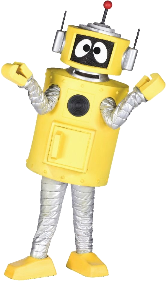 File History - Yellow Yo Gabba Gabba (666x1050), Png Download