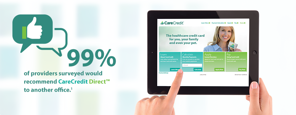 99% Of Providers Surveyed Would Recommend Carecredit - Online Advertising (1000x390), Png Download