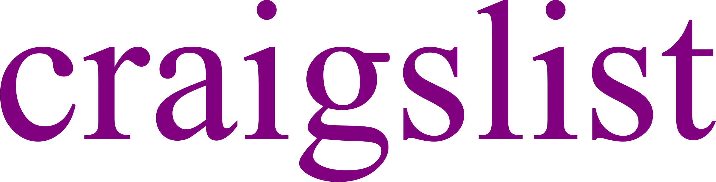 Craigslist Logo - Craigslist Png (2000x510), Png Download
