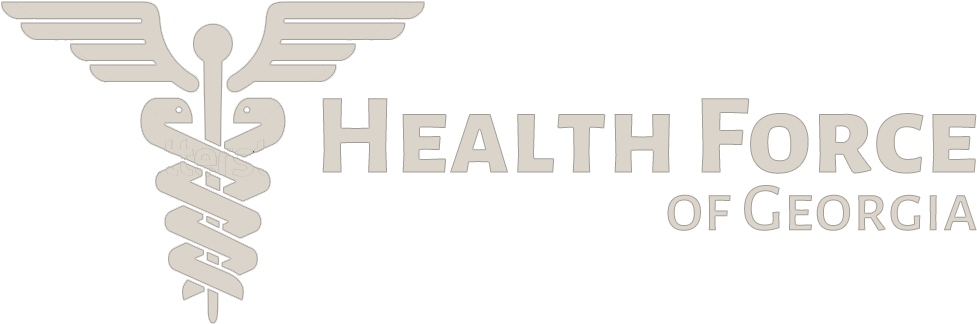 Health Force Of Georgia Logo - Health Force Of Georgia (1008x352), Png Download