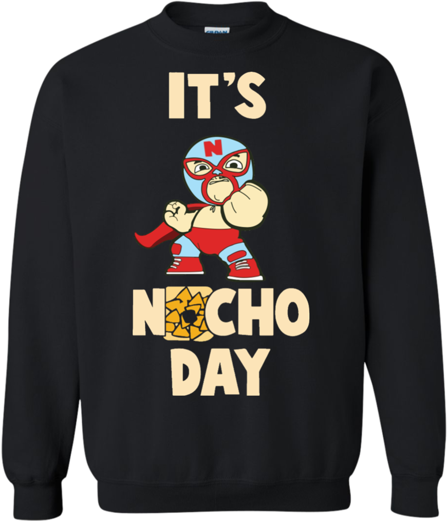 It's Nacho Day Lucha Libre Mask Wrestler Pullover Sweatshir - Yosemite Park T-shirts (1024x1024), Png Download