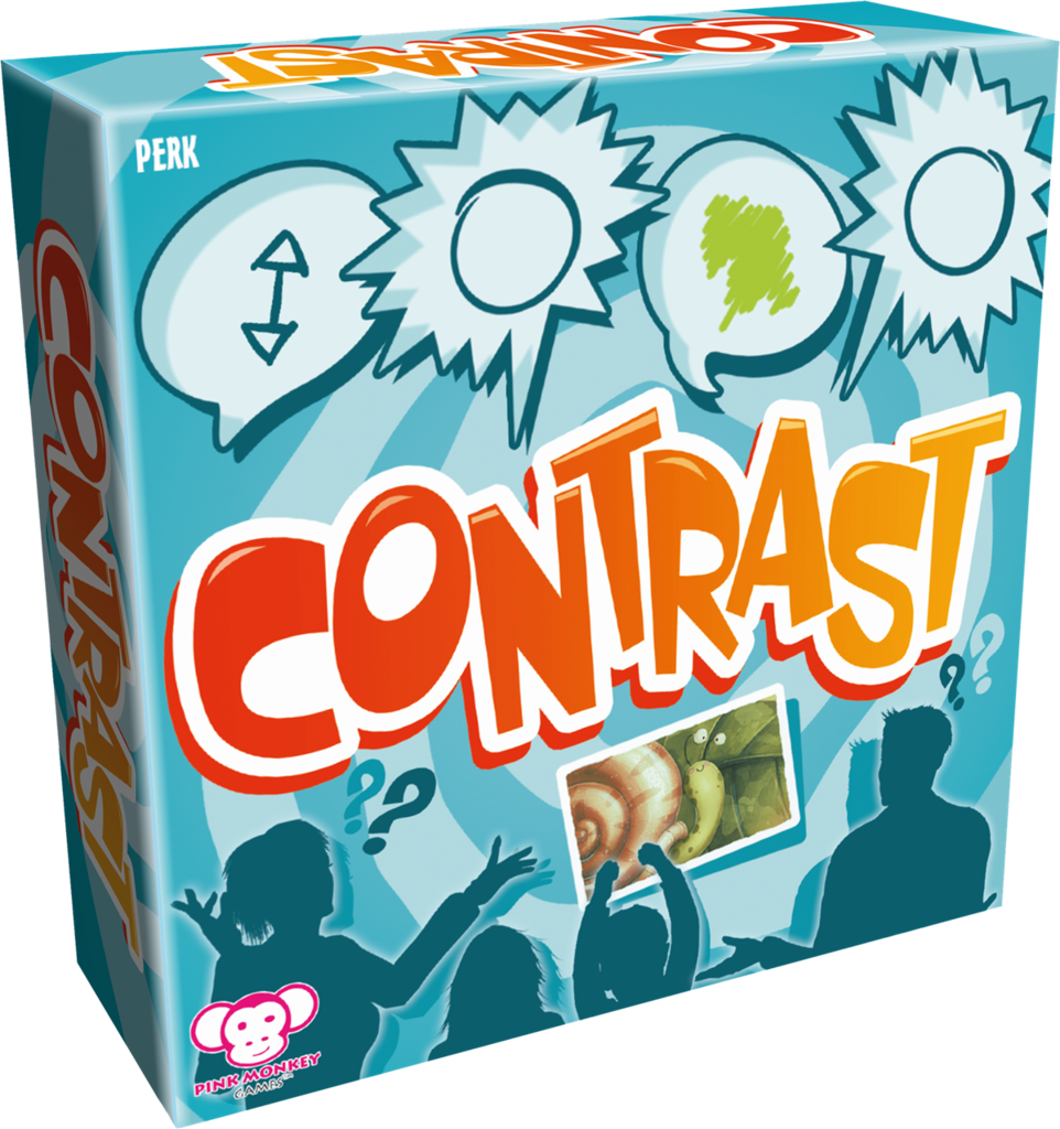 Contrast Is A Small Box Card Name, Which At First Glance - Contrast - Family Board Game (962x1024), Png Download