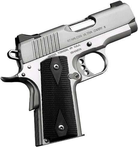 Kimber 1911 Stainless Ultra Carry Ii 45acp - Kimber 1911 Ultra Carry 2 (532x495), Png Download