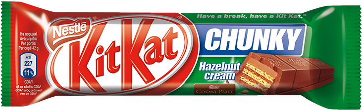 02 Kitkat Fçndçk Kremalç 42g - Chocolate Kit Kat Chunky (900x518), Png Download