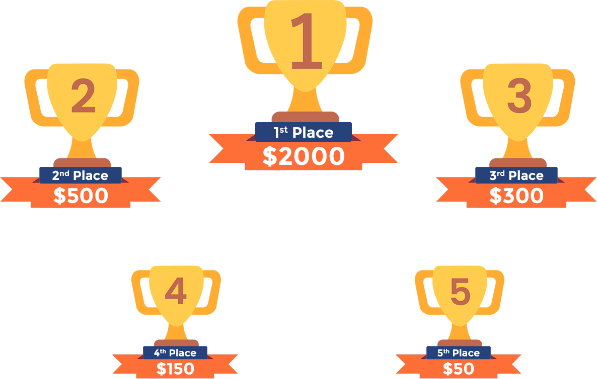 Prize - Trophy (1186x754), Png Download