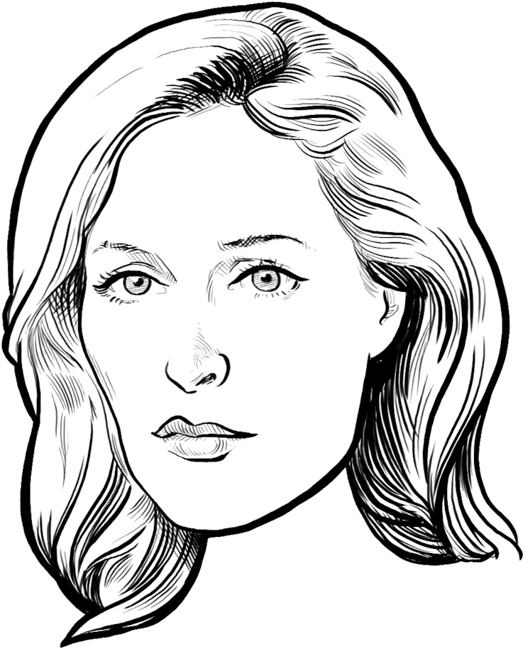 Gillian Anderson On Karl Marx On Alienation - Ray Laurence (1000x1000), Png Download