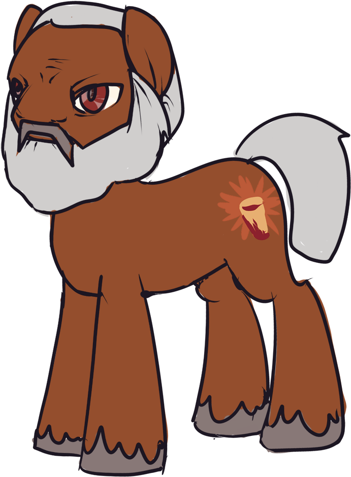 Inlucidreverie, Beard, Earth Pony, Karl Marx, Pony, - Cartoon (900x988), Png Download