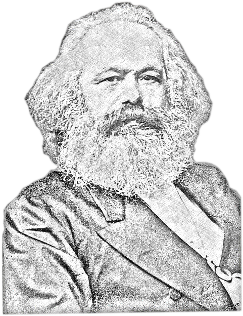 Karl Marx Hat Mit Schriften Wie „das Kapital“ Oder - Karl Marx (494x800), Png Download