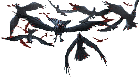Zombie Crow1 - Zombicide: Murder Of Crowz - Toy (521x280), Png Download