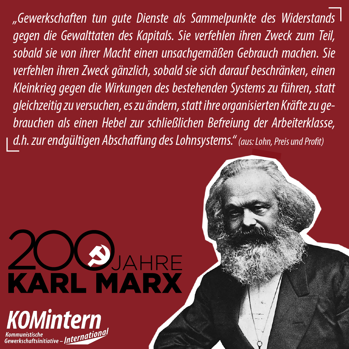 Marx Begründete Die Notwendigkeit Der Gewerkschaftlichen - Fathers Of Socialism [book] (1200x1200), Png Download