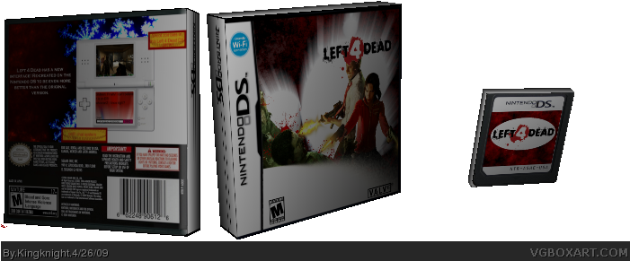 Left 4 Dead Ds Box Cover - Left 4 Dead Nintendo Ds (700x300), Png Download