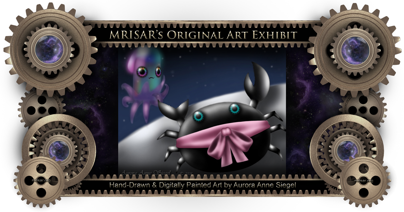 Aurora Borealis & The Mooncrab - Art (1373x720), Png Download