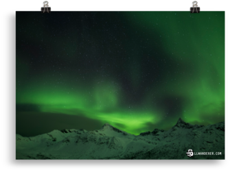 Aurora Borealis Poster - Aurora (390x390), Png Download