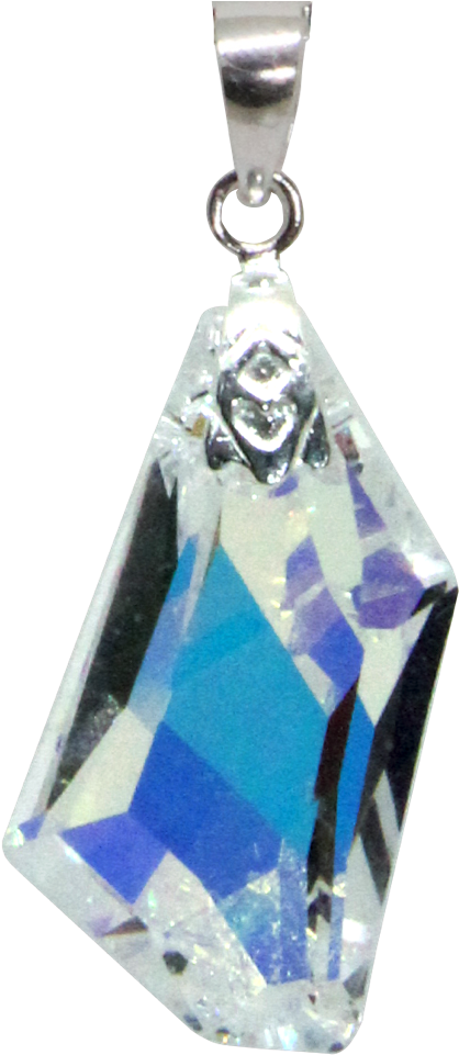 Swarovski De-art Aurora Borealis Crystal Pendant Necklace - Locket (1000x1000), Png Download