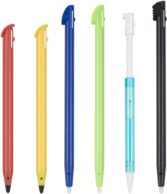 Universal 3ds Rainbow Stylus Pack - Rollerball Pen (504x504), Png Download