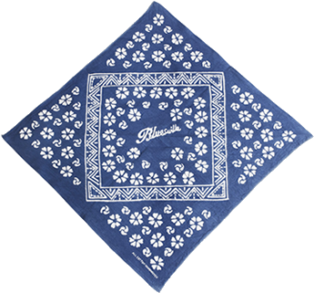 Bandana Kembang Indigo Bandanas, Indonesia, Indigo, - Triangle (400x426), Png Download