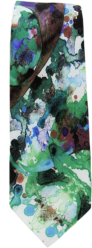 Paint Splatter Necktie - Necktie (938x938), Png Download