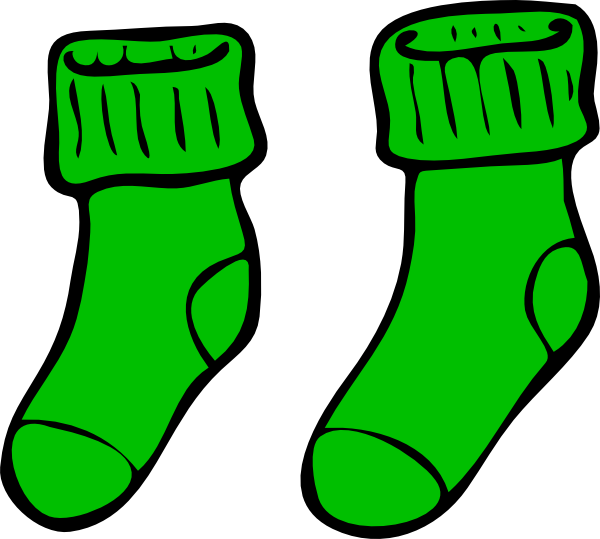 Small - Sock Clipart (600x539), Png Download