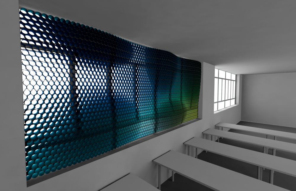 Aurora Borealis Curtain Wall (1000x647), Png Download