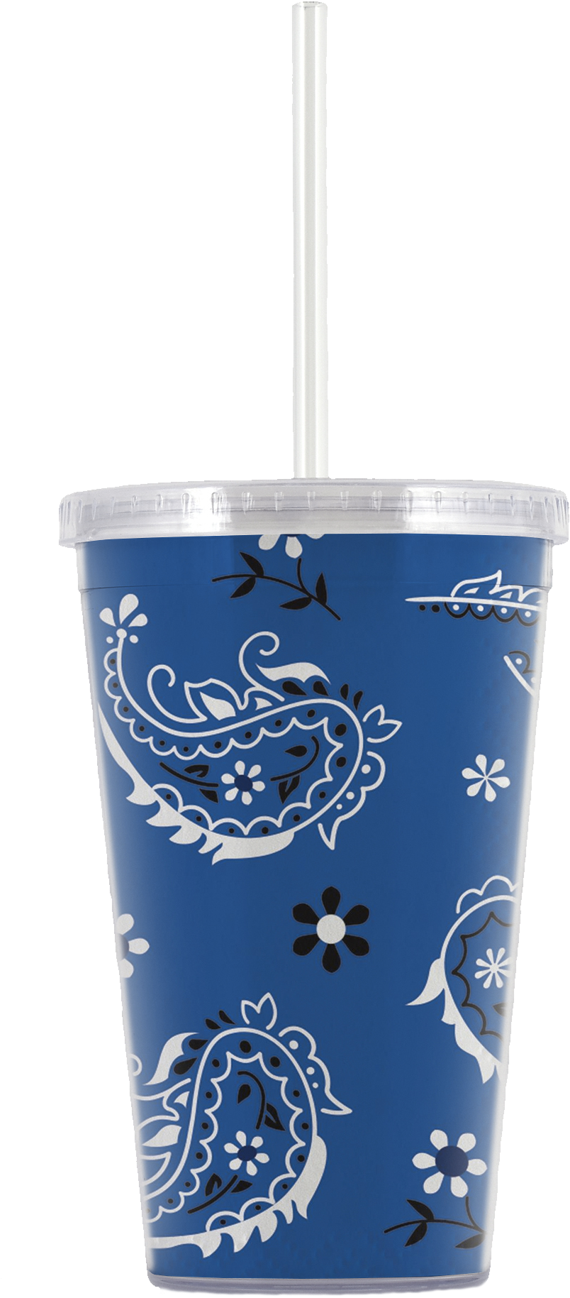 Blue Bandana Beverage Napkins (16) (2048x2048), Png Download