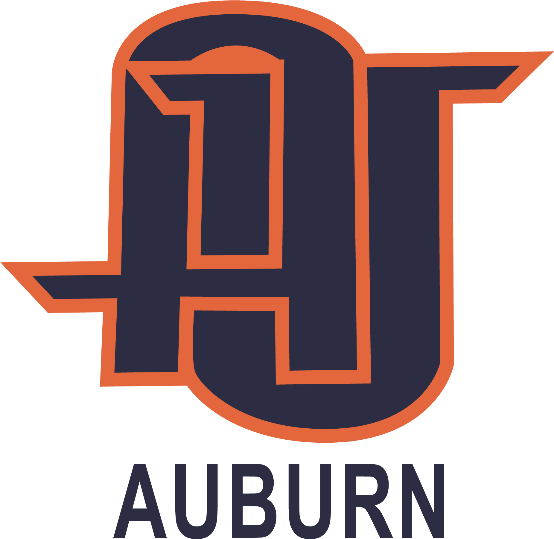 Auburn Logo Concept Change - Brady 4119-c Return Snap-on Pipe Marker (1851x1927), Png Download
