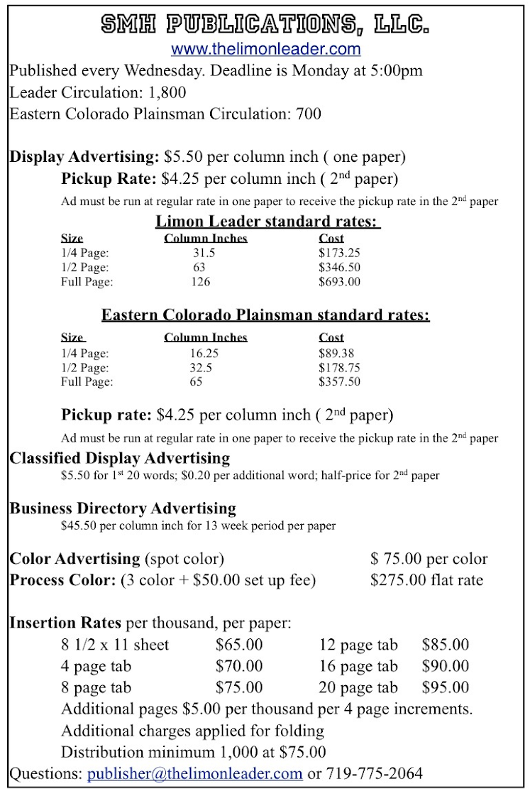 Classified Advertising - Eastern Colorado Plainsman (1236x1600), Png Download