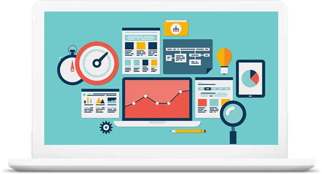 Classifieds Website Script - Art Print: Bloomua's Website Seo And Analytics Icons, (640x347), Png Download