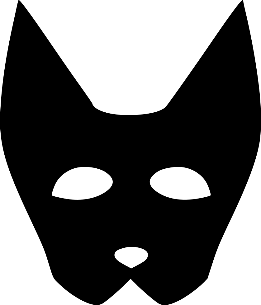 Cat Kitty Mask Woman Carnaval Comments (838x980), Png Download