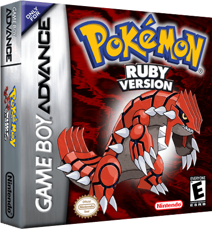 Pokemon Ruby Version - Game Boy Advance (456x528), Png Download