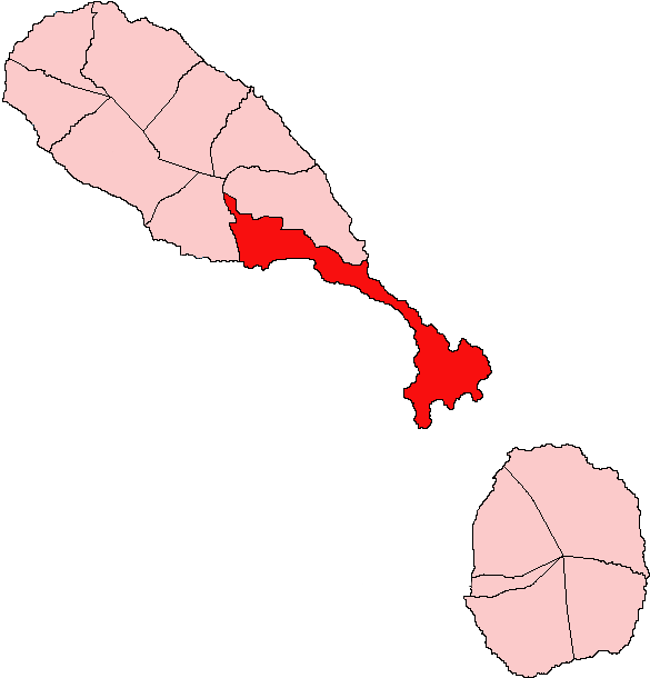 Stkitts-nevis Gba - Saint George Basseterre Parish (593x617), Png Download