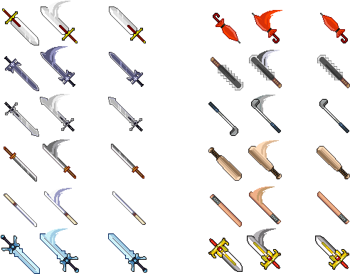 [ Img] - Rpg Maker Mv Sword (576x384), Png Download